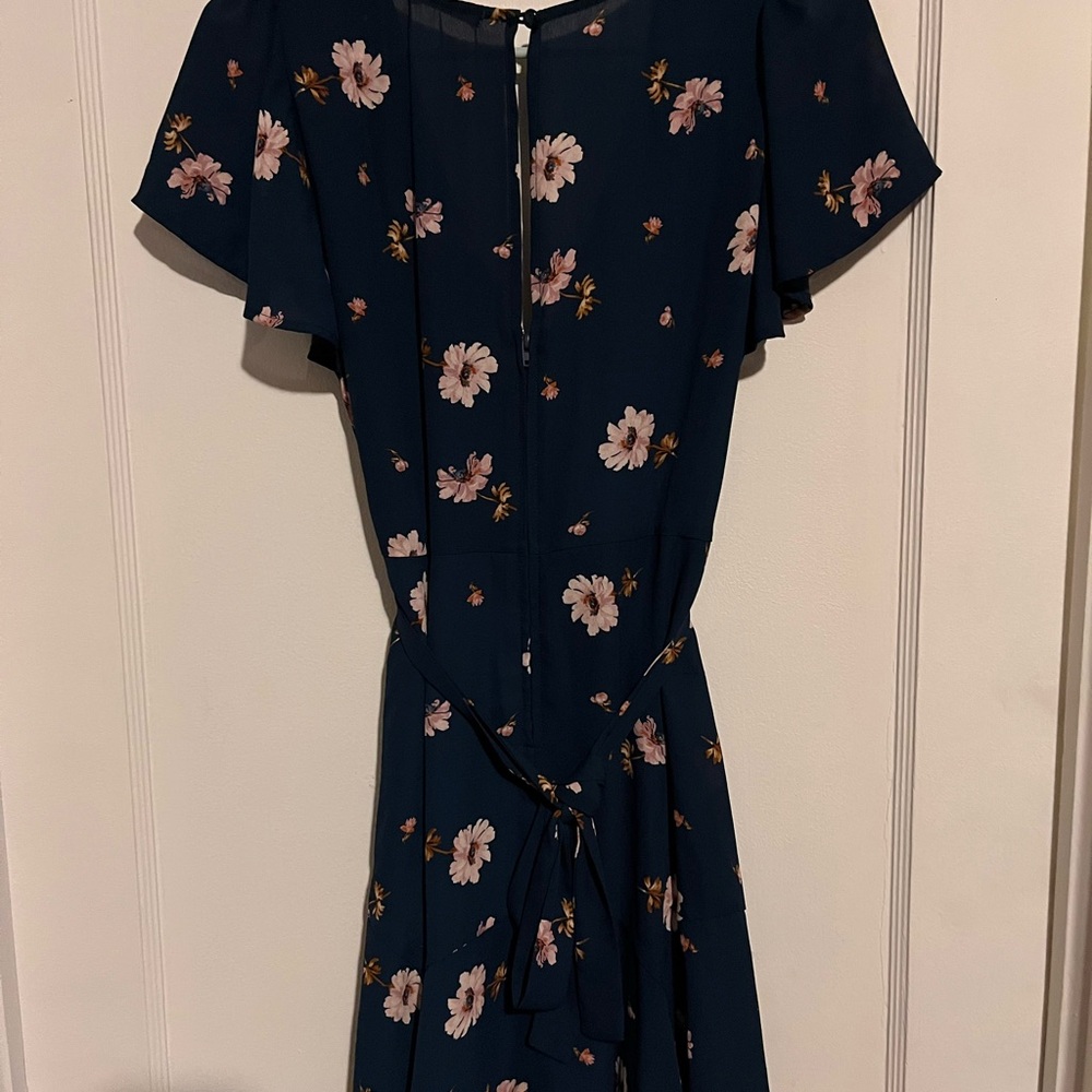 Floral Navy Dress